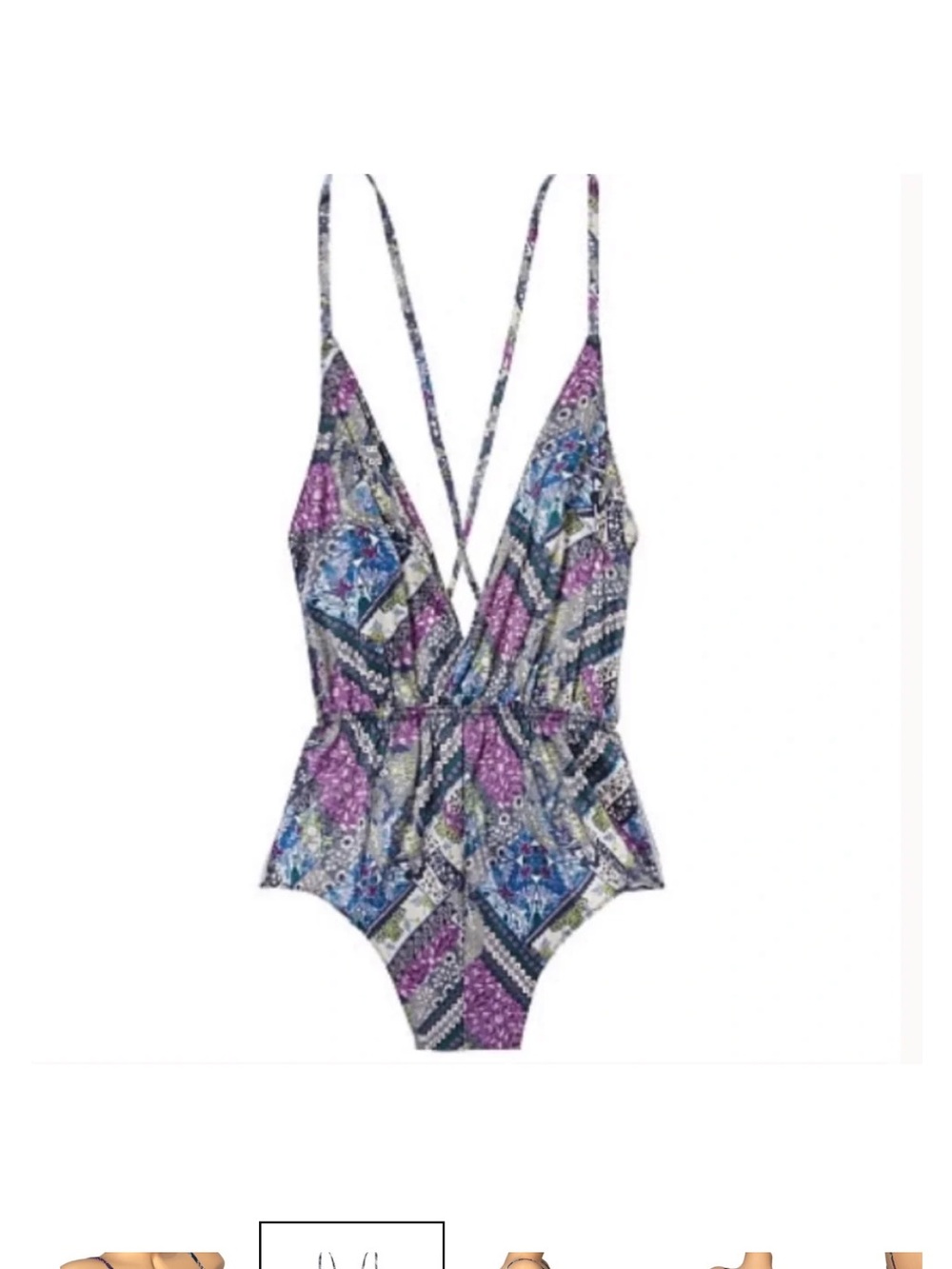 NWT limited edition Victoria Secret bodysuit 2018 multicolor paisley boho
